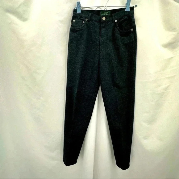 Lauren Ralph Lauren Womens Pants 2 Petite Dark Gray EUC - Picture 1 of 13